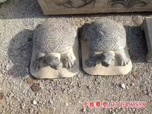 招財烏龜石雕 襄陽烏龜石材雕塑制作廠，專業定制，寓意深遠