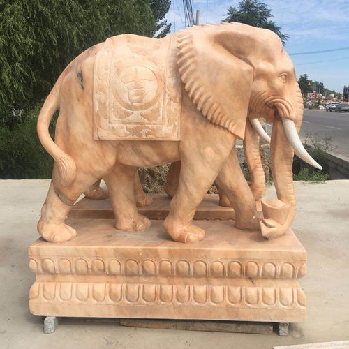抱鼓石大象批發與旺通雕塑生產廠家雕刻工藝